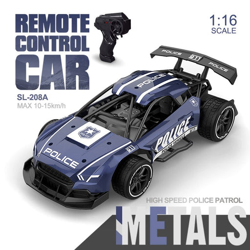 1:24 Remote Control Policeman Car Alloy High-Speed Metal RC Drift-rc car-ZHENDUO-RC Toys China