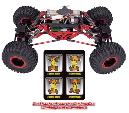 2.4GHZ 1/10 RC 4WD 4WS Off-Road Brushed Rock Crawler Mountain Lion-rc vehicle-ZHENDUO-1071-RC Toys China