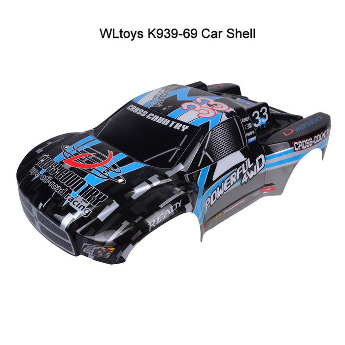 Wltoys K939 1:10 Mountain Mouse Short Truck Full-scale High-speed Four-wheel Drive Off-road Vehicle Original Car Accessories-rc accessory-ZHENDUO-K939-68 Black-RC Toys China
