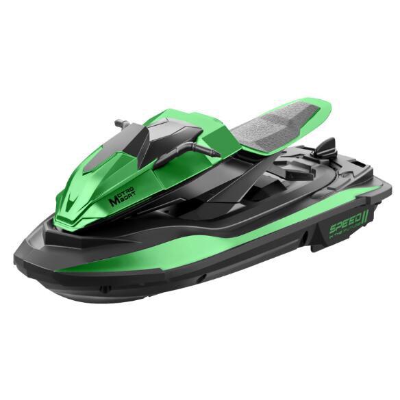 JJRC S9 Seeker RC Boat Motorcycle Remote Control Motorboat 1/14 2.4G-rc boat-ZHENDUO-green-RC Toys China