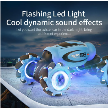 1:16 4WD RC Car Radio Gesture Induction Music Light Twist High Speed Stunt Remote Control off Road Drift Vehicle Car Model D876-玩具-RC Toys China-RC Toys China