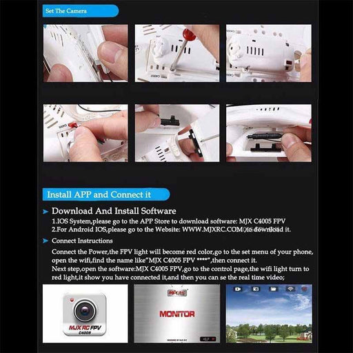 MJX C4005 FPV 0.3MP Aerial Camera-rc drone camera-ZHENDUO-RC Toys China