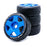 4PCS Rally Drift On-Road Tires Wheels 12mm Hex for 1/10 HPI KYOSHO TAMIYA TT02 Wltoys 144001 144010 124017 124018 124019-RC Toys China-blue-RC Toys China