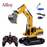 ZHENDUO 124 RC Excavator Toys 2.4Ghz 6 Channel Remote Control Engineering Car Metal and Plastic Vehicle RTR for Kids Gift C3-玩具-RC Toys China-RC Toys China