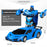 RC Deformation Transform Car Robot One Button Transformation 1:18 2.4G-rc car-ZHENDUO-Blue-RC Toys China