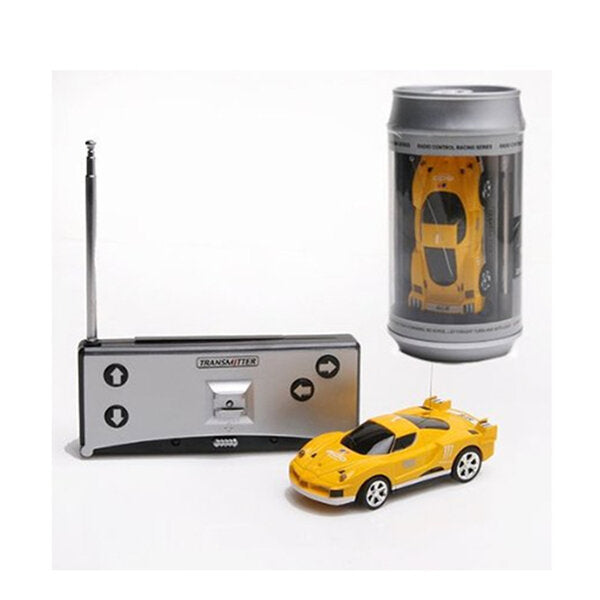 Coke Can Mini Radio Remote Control Micro Racing RC Car-RC Toys China-Yellow-RC Toys China