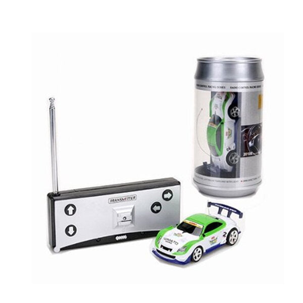 Coke Can Mini Radio Remote Control Micro Racing RC Car-RC Toys China-White-RC Toys China