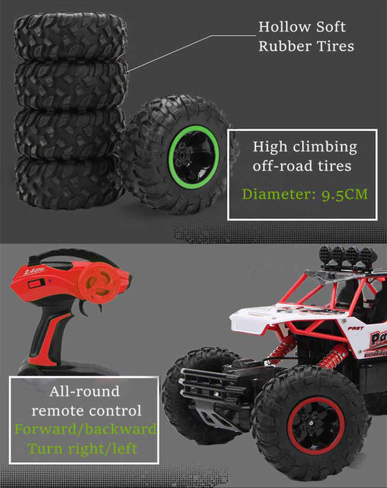 Shuangfeng RC Car 4WD 2.4G Rock Crawlers Off-Road Climbing Vehicle 1:12 1:16-rc car-ZHENDUO-RC Toys China