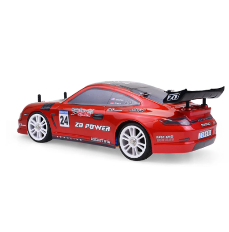 Racing 1/16 2.4G 4WD ROCKET S16 Drift Brushless Flat Sports Drift RC Car Vehicle Models Off Road Truck Machine Toy Gift-玩具-RC Toys China-red-RC Toys China