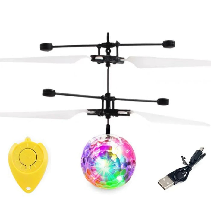 Mini Gesture Sensing Levitation Flying Led Light Crystal Ball RC Helicopter Kids Toys-rc helicopter-RC Toys China-Crystal ball + charging cable + start-stop switch-RC Toys China