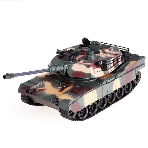 RBR/C M1A2 1/18 2.4G RC Tank Car Vehicle Models Battle Toy-RC Toys China-Green-RC Toys China