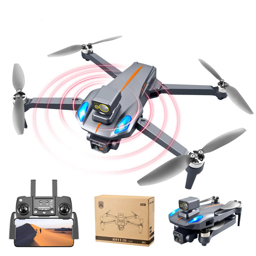 XKJ K911 Max 5G WIFI FPV GPS with 8K ESC Dual Camera 360° Obstacle Avoidance Optical Flow Positioning Brushless 225g Foldable RC Drone Quadcopter RTF - With Obstacle Avoider Two Batteries-rc drone-RC Toys China-RC Toys China
