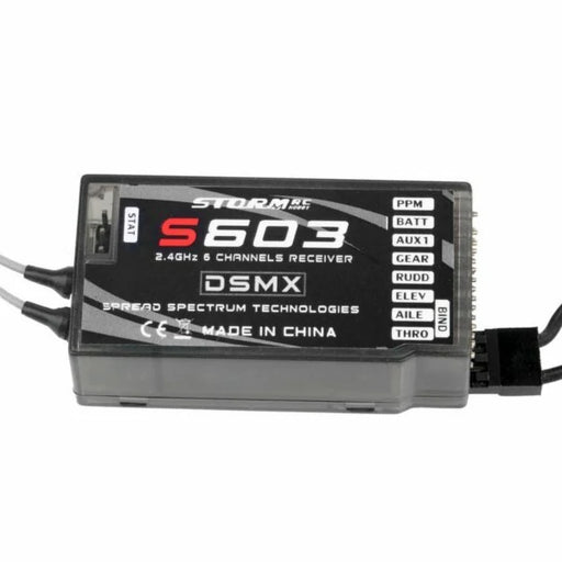 S603 RC Receiver 2.4G 6CH Supported JR Spektrum DSM-X DSM2 Transmitter-RC Toys China-RC Toys China