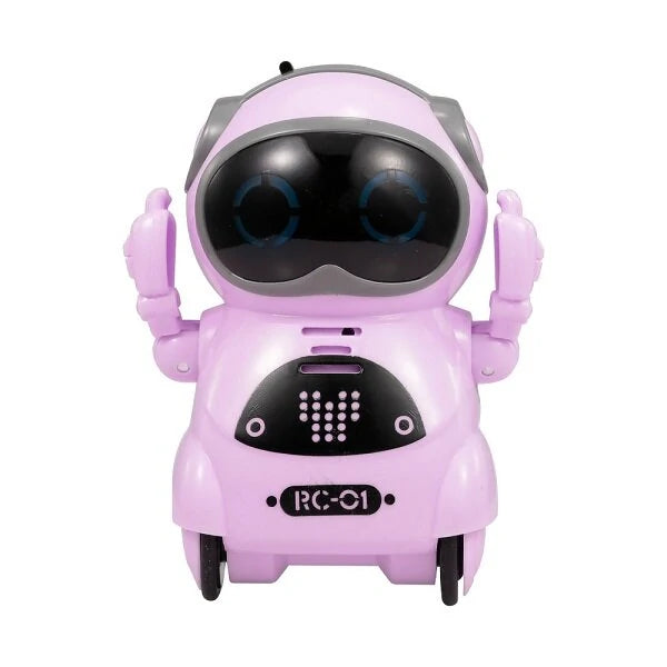 JIABAILE 939A Pocket Robot Intelligent Robot Speech Recognition Variable Tone Learning Tongue Multi functional Children's Toy-rc toy-RC Toys China-Pink-RC Toys China