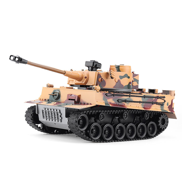 RBR/C 1/18 2.4G Germany Tiger Battle RC Tank Car Vehicle Models-RC Toys China-Yellow-RC Toys China