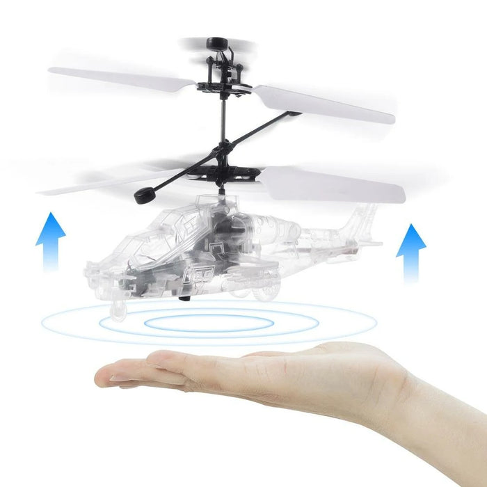 Gesture Sensing Smart Levitation Led Light Altitude Hold Transparent RC Helicopter Kids Toys-rc helicopter-RC Toys China-Charging cable-RC Toys China