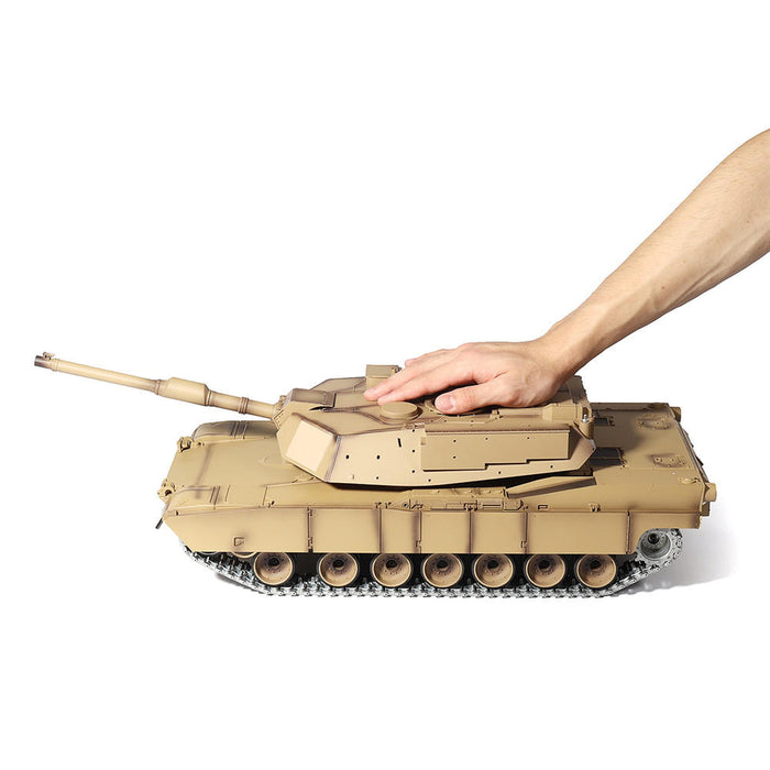Heng Long 6.0 Version 3918-1 1/16 2.4G M1A2 Rc Car Battle Tank Metal Track with Sound Smoke Toy-RC Toys China-RC Toys China