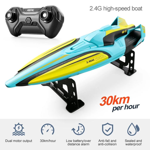 Professional RC High Speed Racing Boat Waterproof Rechargeable Model Electric Radio Remote Control Speedboat Gifts Toys for boys-rc boat-RC Toys China-RC Toys China