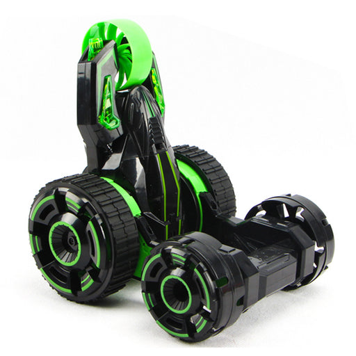 Wireless RC Car 5 Wheels Special Stunt 360 Degree Spin And Rotation Double-Side High Speed Racing Car Light Radio Electric Toy-RC Toys China-green-RC Toys China